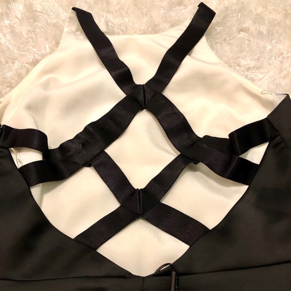 NWT- HALSTON Sleeveless Round Neck Dress - Picture 11 of 16